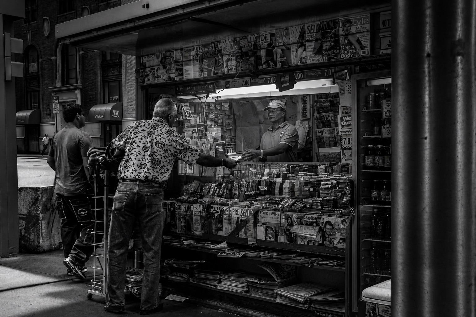 New York news stand
